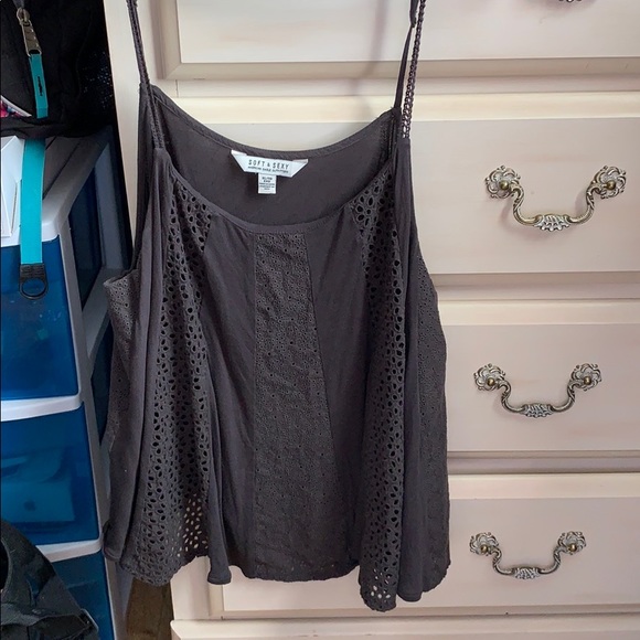 American Eagle Outfitters Tops - Grey tank